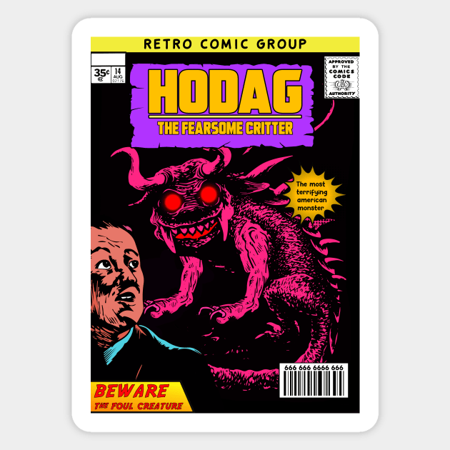 HODAG cryptid comic Sticker by theanomalius_merch